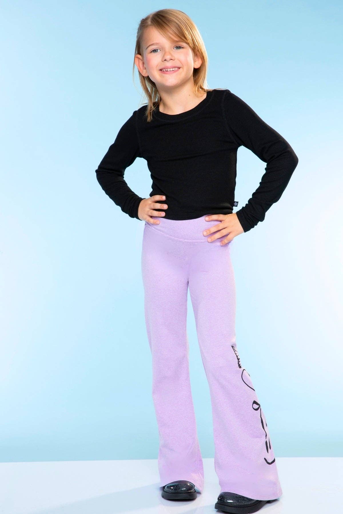 PixieLane – Großhandel Fashion-Leggings – Kinder – Einfach weiche Luxe-Schlaghose.7