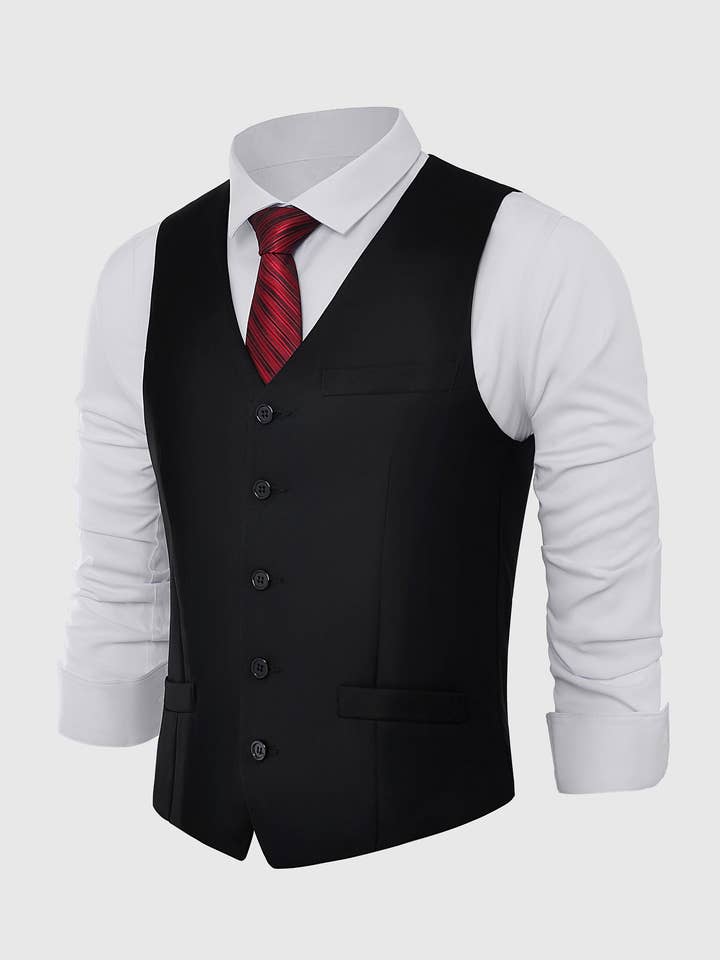 1920s Mens Formal Suit Business Vest for wholesale by BABEYOND