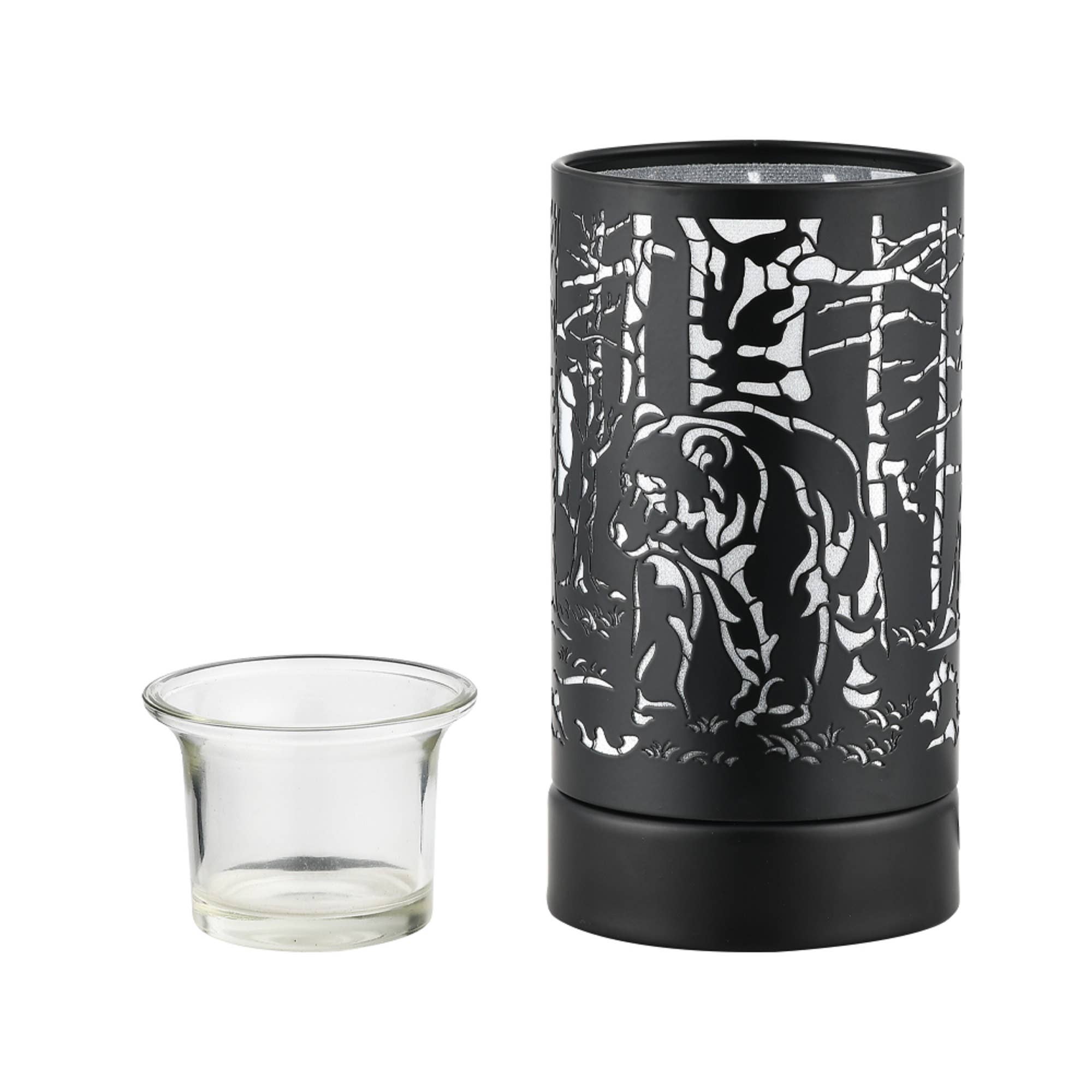 Peterson Housewares & Artwares - Wholesale Wax Warmer - 7" Touch lamp/Oil burner/Wax warmer-Black Bear Family1