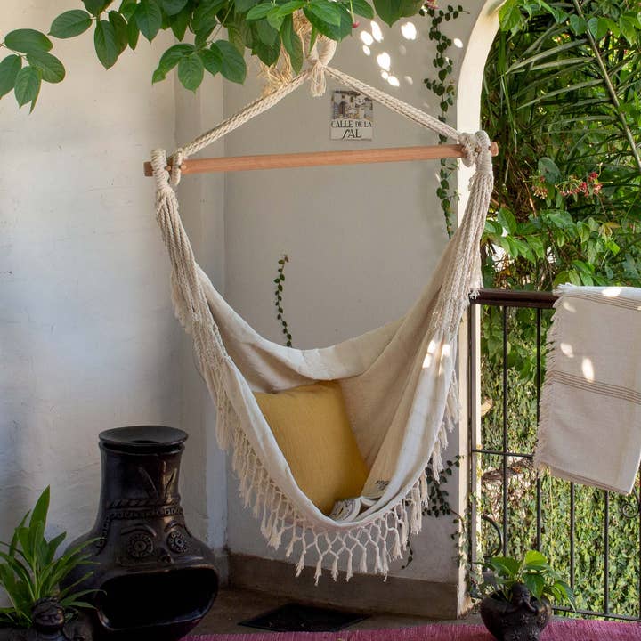 Hamac de chaise tissé à la main pour la vente par Under The Bough