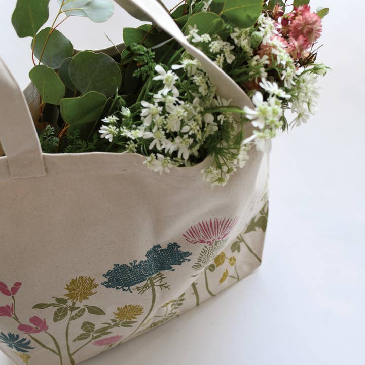 June & December - Wholesale Tote Bag - Unisex - Wildflower Organic Market Tote Bag