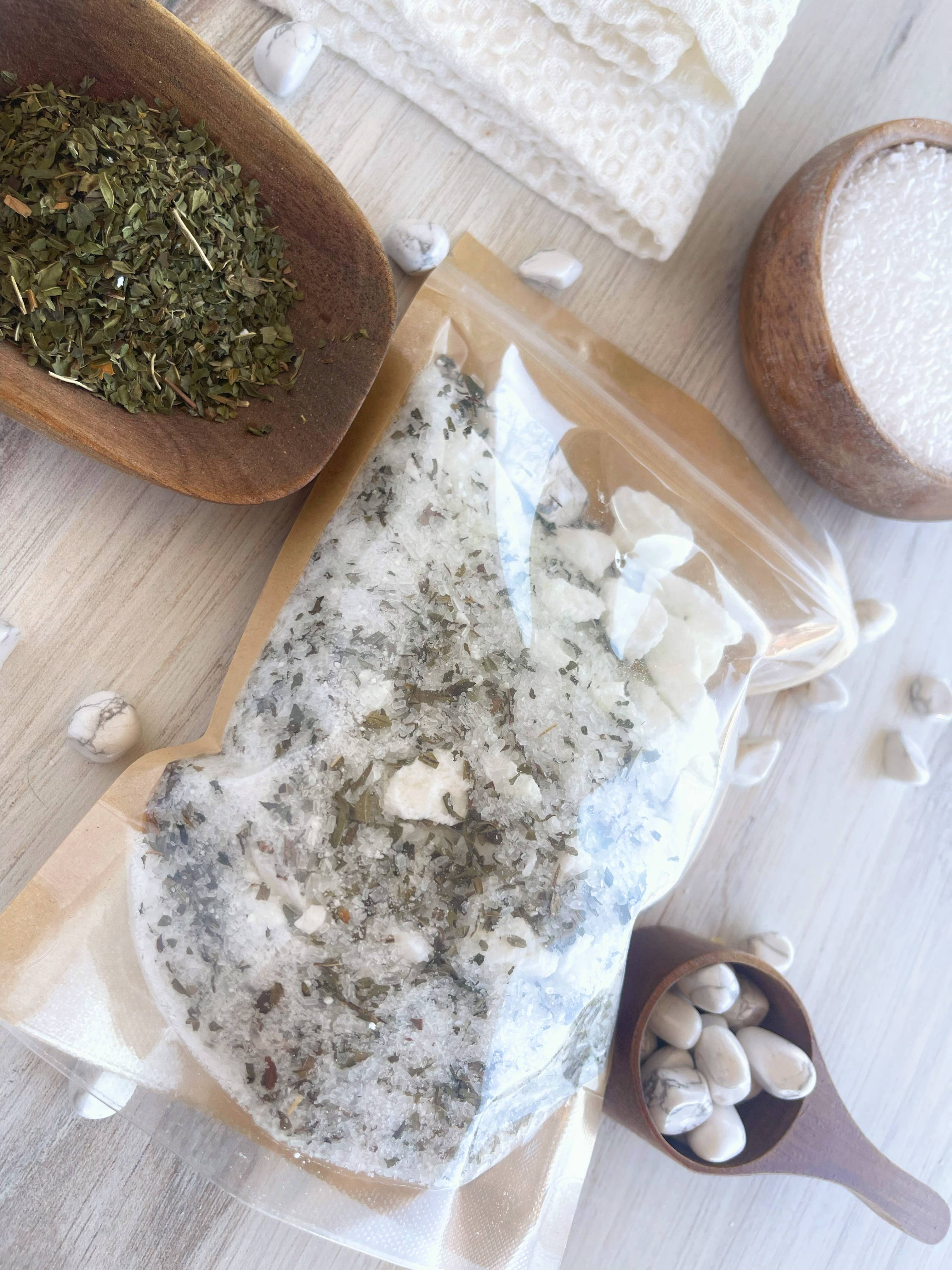 Rage Gems & Jewelry - Wholesale Bath Soak/Milk - Howlite, Peppermint, & Cannabis Bath Bomb Bath Soak 5