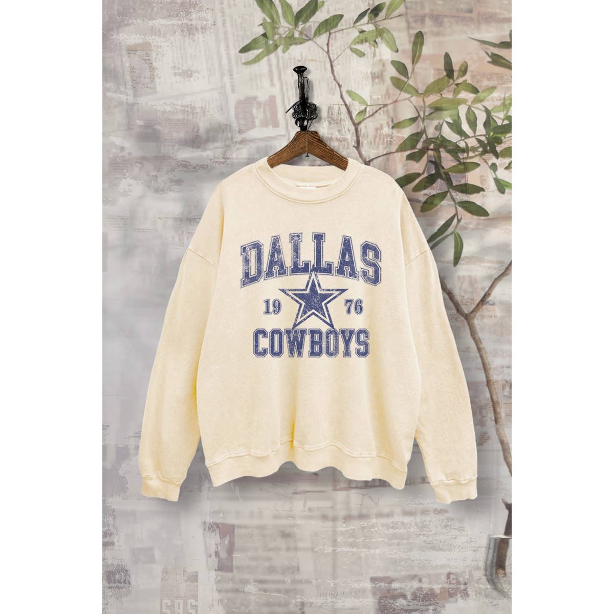 PINK NABI - Wholesale T-Shirt (Graphic) - Women's - P7414 - DALLAS COWBOYS 1976 VINTAGE SWEATSHIRT3