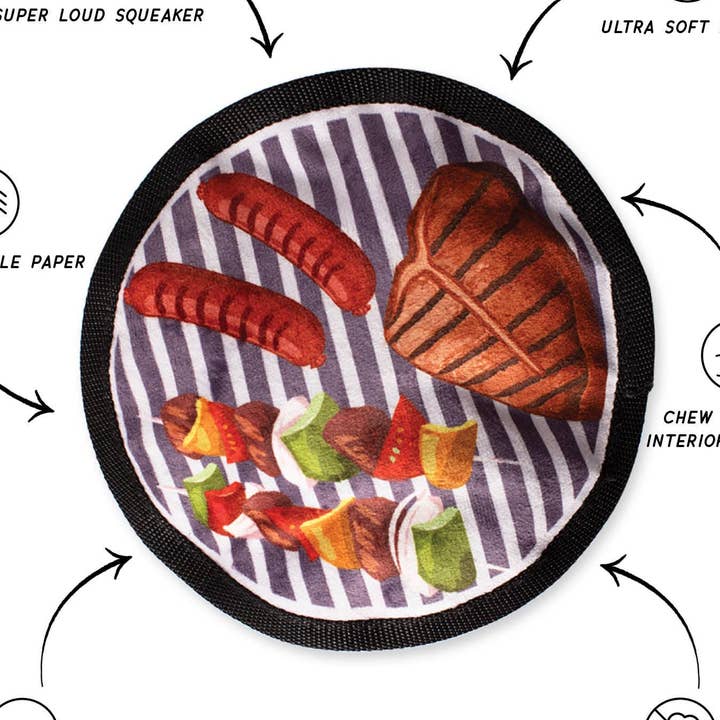 Catch You Flipside Durable Dog Toy for wholesale by Petshop by Fringe Studio