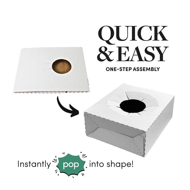 Jacobson - Wholesale Gift Box - 10PK - 12"L Pop Up Vase Boxes & Carry Out Bags for Florists