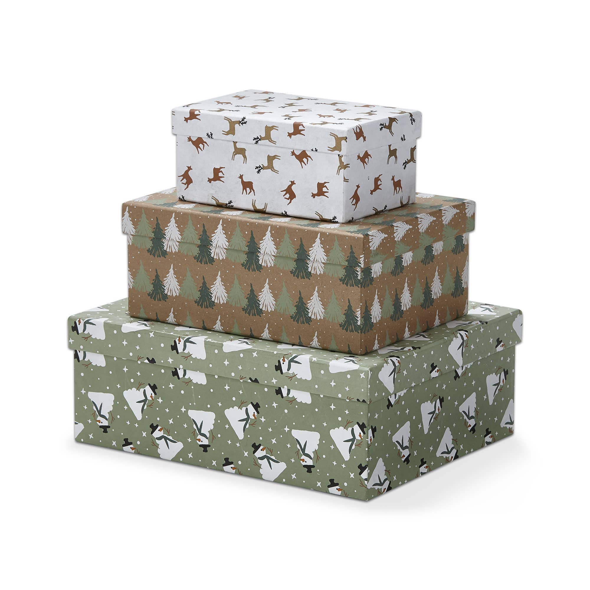 tag - Wholesale Gift Box - Balsam Paper Box Set of 3 Multi Christmas0
