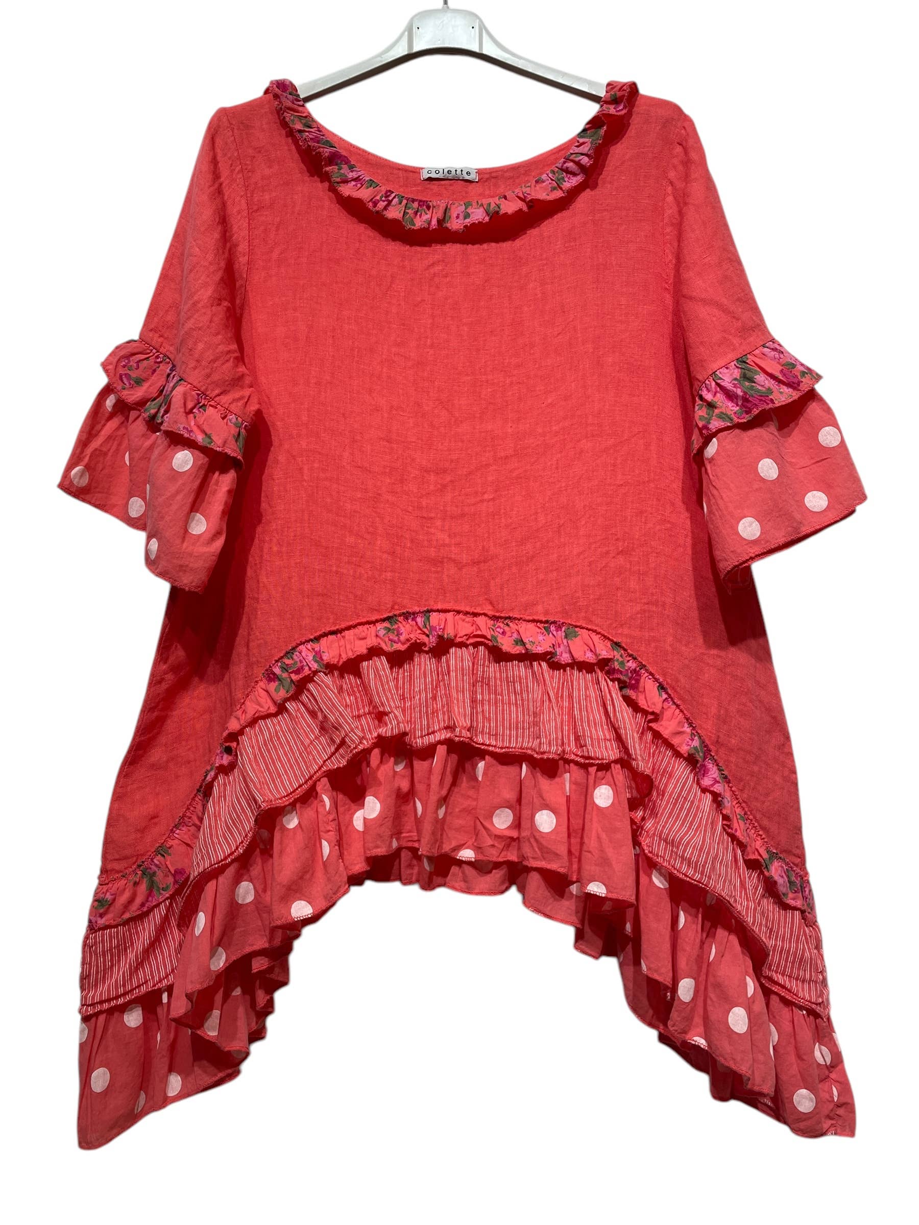 LINEN & COTTON HOUSE - Wholesale Jurk - Dames - JURK IN LINNEN 861210