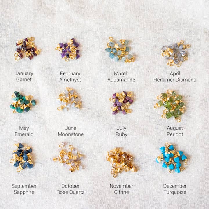 Emery and Opal - Vente Colliers à pendentif - Collier en cristal brut minuscule4