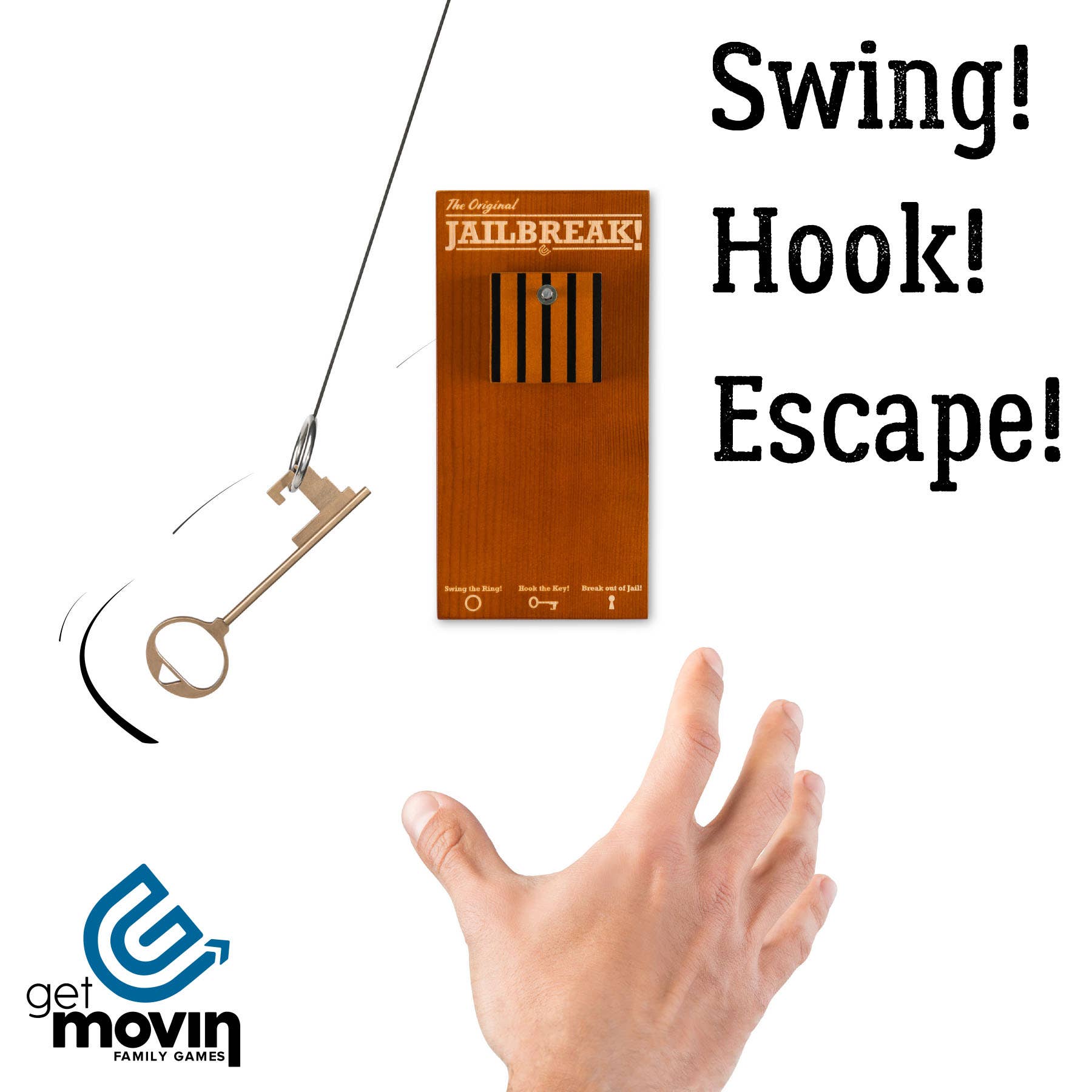 GetMovin' Sports - Wholesale Outdoor Ornament/Decor - Jailbreak! Key Swing DIY Kit Stainless Steel Hardware Game2