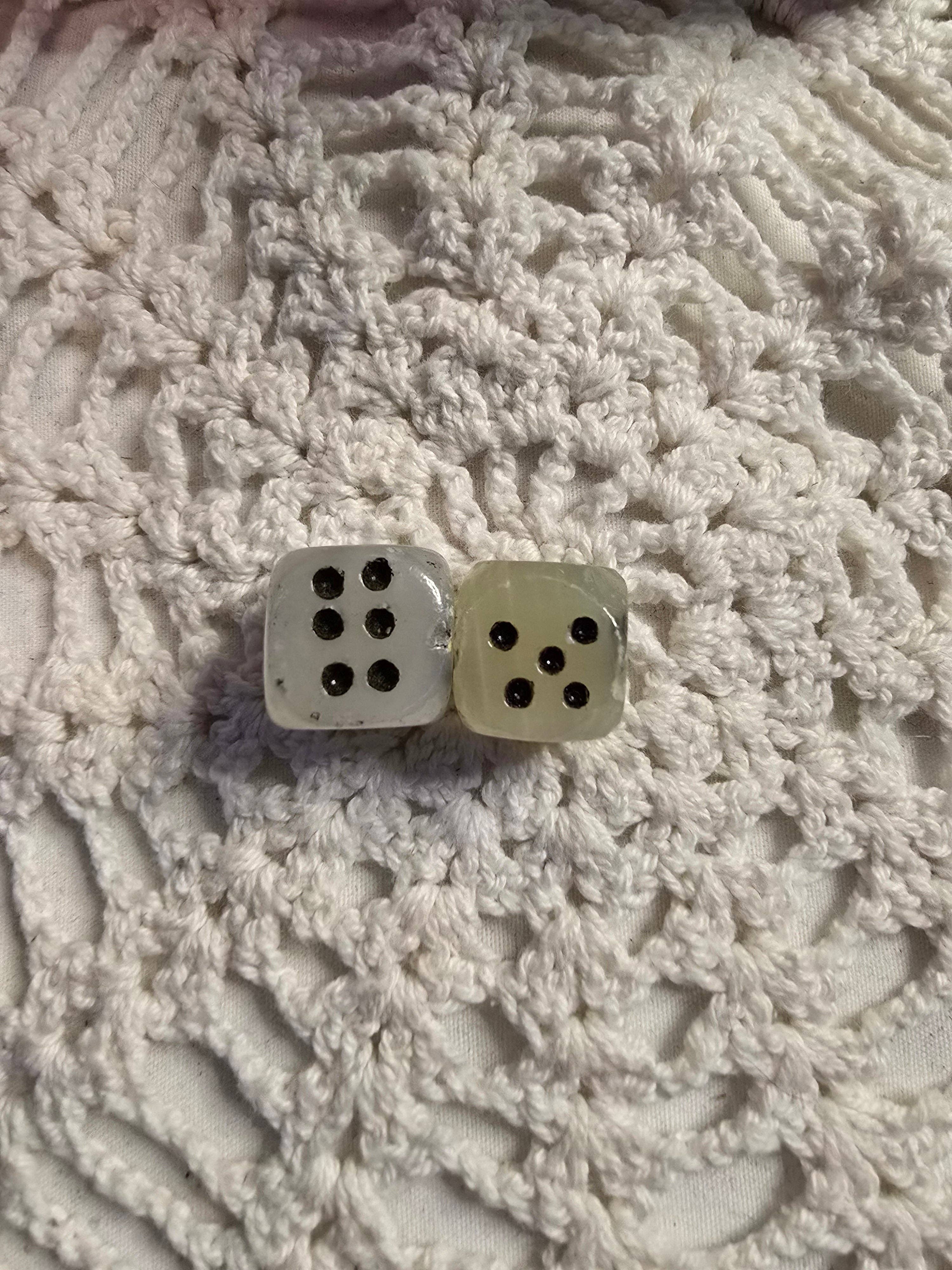 Chaotic Crystal Chick Co. - Wholesale Dice - Green Onyx Dice