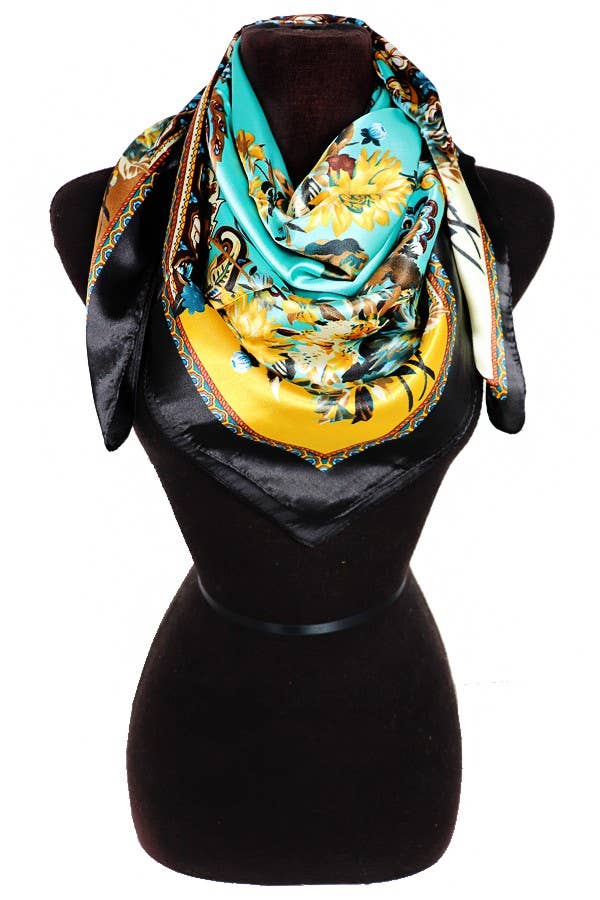 ASSORTED Filigree Brocade Print Chiffon Satin Polyester for wholesale on Faire0