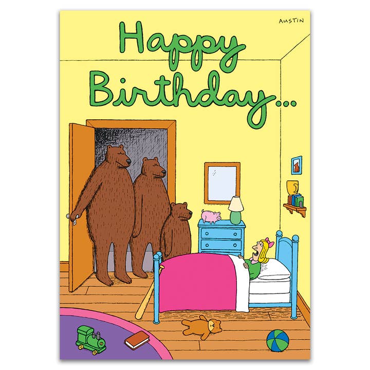 Oldilocks for wholesale by SNAFU Designs - Greeting Cards