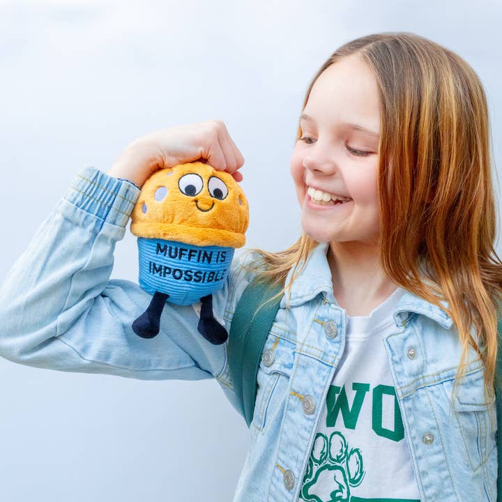 Punchkins - Wholesale Stuffed/Plush Toy - Kids & Baby - Muffin Plush Just Kiddin' Plush For Kids Tweens Toy Funny