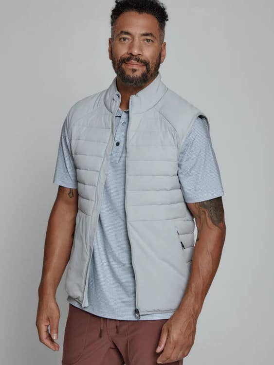 Atlas de Tiza de 7 Diamantes Chaleco para venta al por mayor de Diamond Apparel Jackets