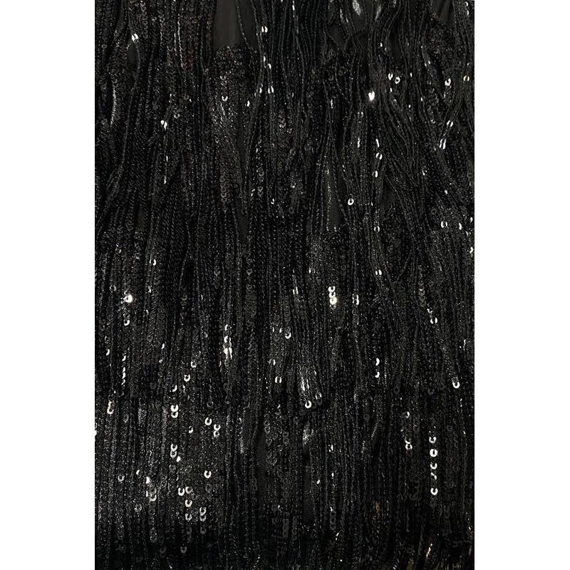 MintChoco – Romper - Mulher por atacado – MACACÃO COM FRANJAS DE LANTEJOULAS EM FORMA DE V6