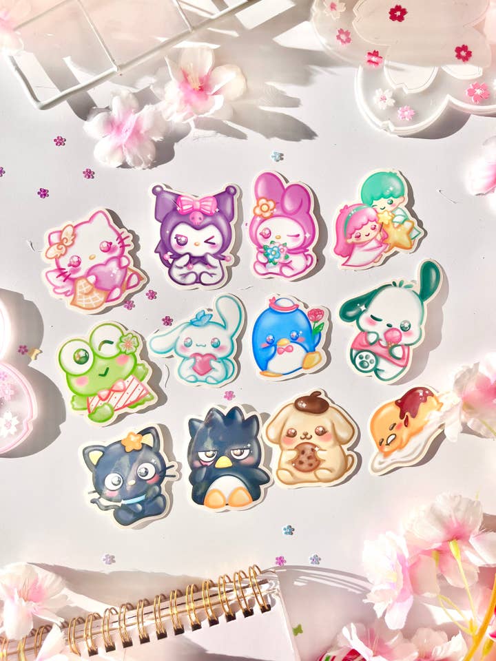 Sanrio Vinyl Stickers (NEW) for wholesale by Miniijoyco