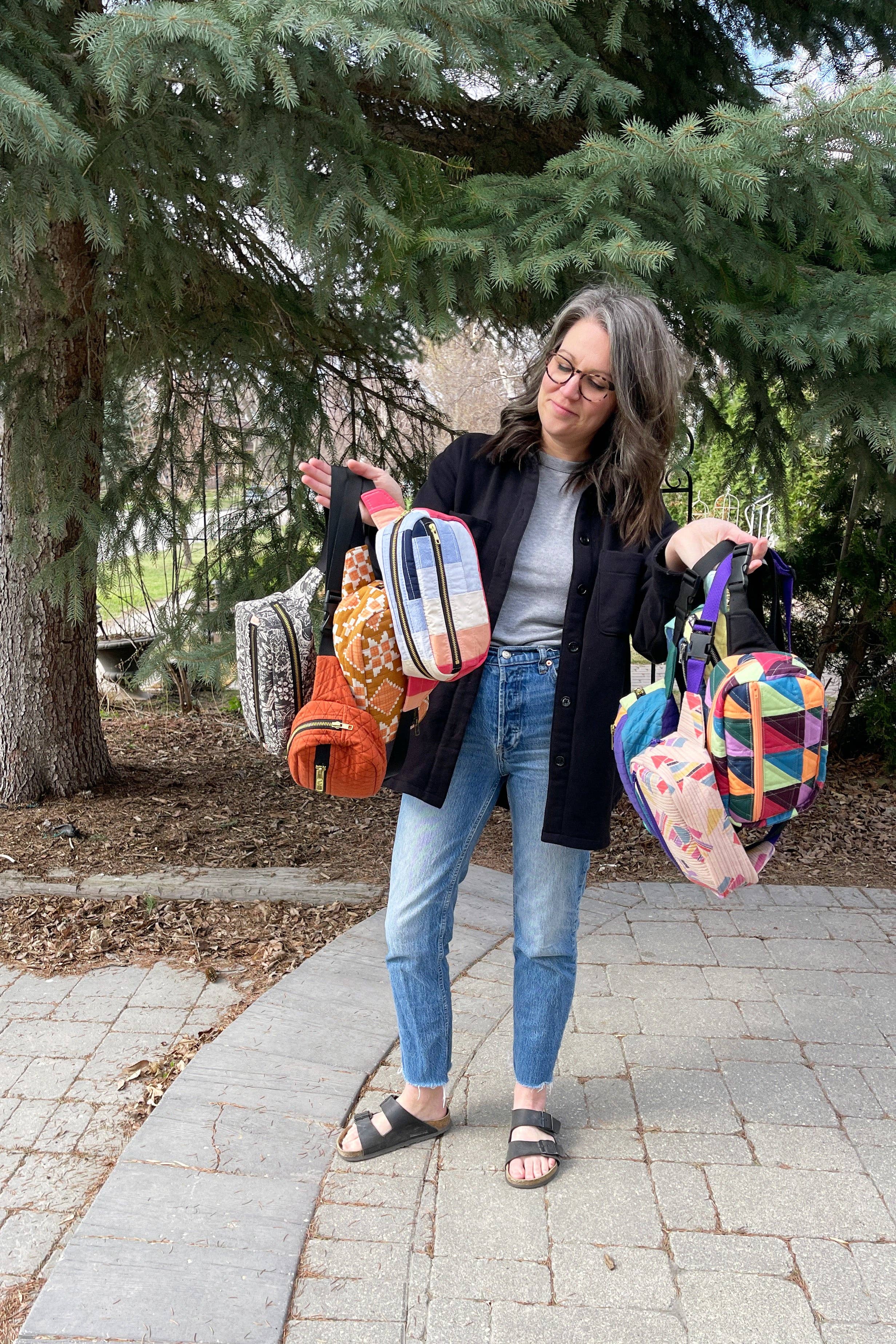 The Blanket Statement – wholesale Sömnadskit – Mönster för modern crossbody-väska Emerson11