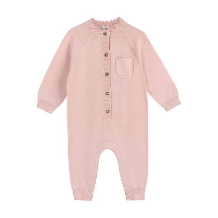 Viverano Organics - Wholesale Jumpsuit - Baby - Milan Sweater Knit Button Baby Jumpsuit (Organic Cotton)14