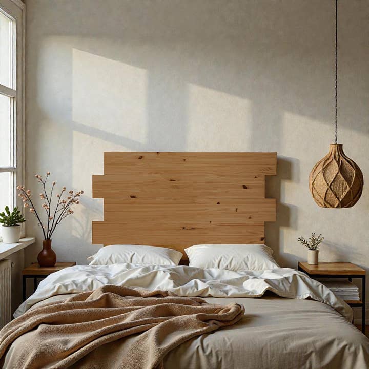 HIGASHI Cabecero de madera maciza. Acabado "D A R K". para venta al por mayor de Raw Wood