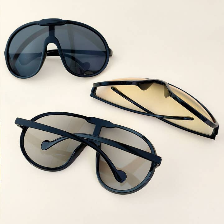 ACCITY - Wholesale Sunglasses - Women's - OVERSIZED FRAME ONE-PIECE SUNGLASSES UNISEX_CWASG0282