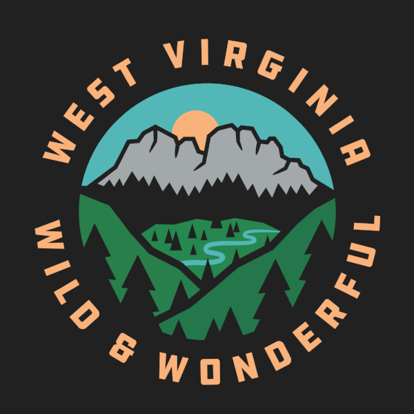 Loving WV - Wholesale T-shirt met print - Uniseks - Wild & Wonderful Scenery Shirt1