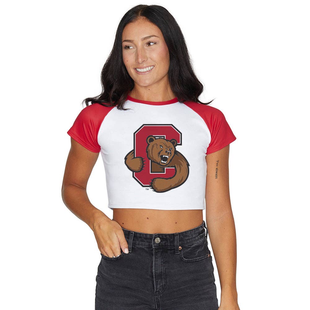 Lojo Collegiate Apparel - Wholesale Screen Printed T-Shirt - Women's - Cornell Team Tee0