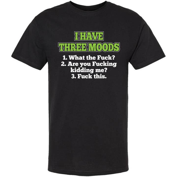 T-shirt Três Humores por atacado de Jailbird Designs