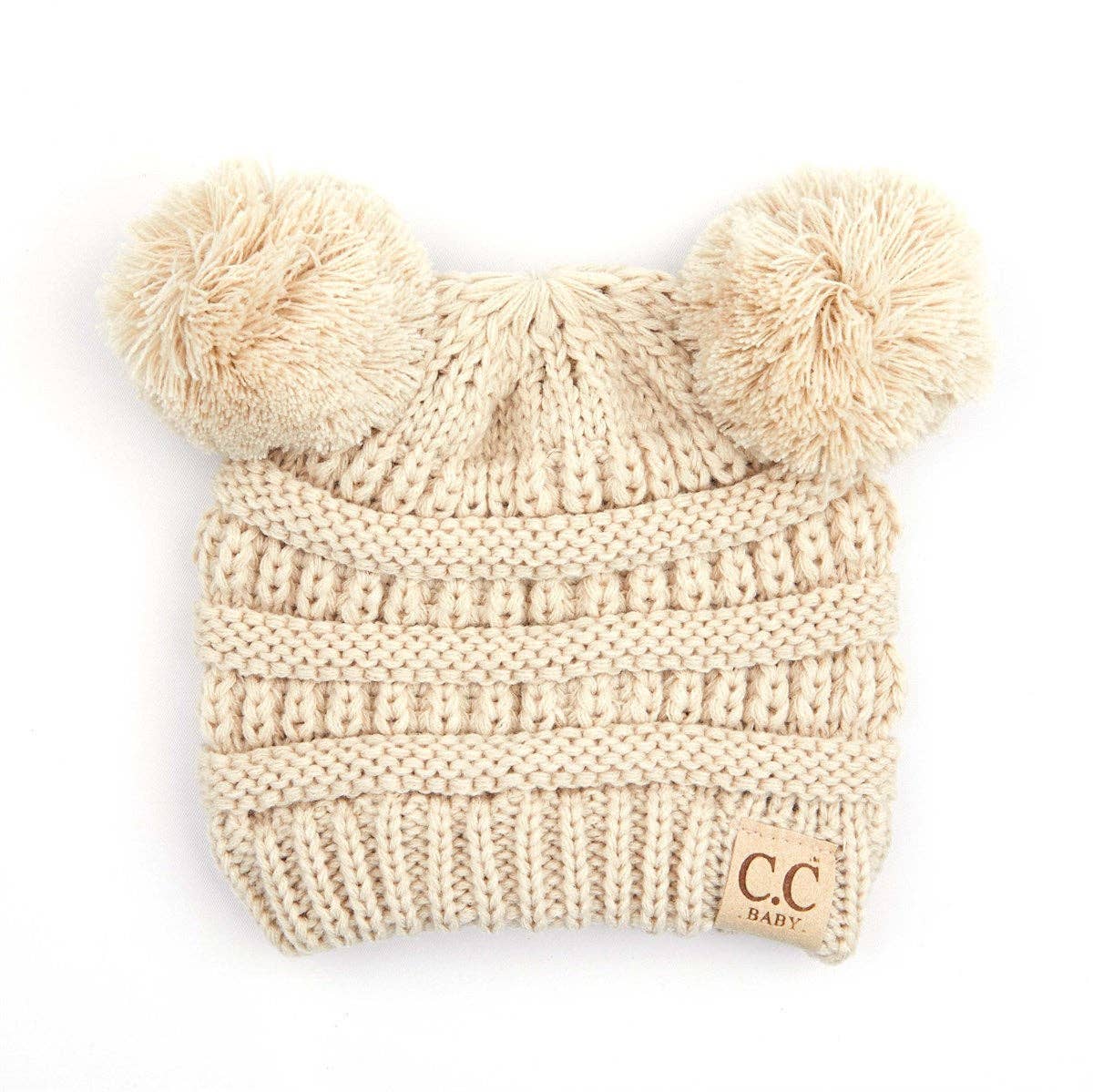 Truly Contagious - Wholesale Beanie - Kids - Cc Baby Pom Beanie  ( BABY-23POMPOM )1