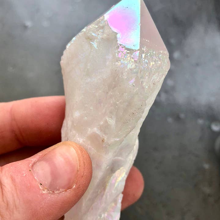New Moon Beginnings - Wholesale Spiritual Stone/Crystal - Raw Angel Aura Quartz Crystal Point4