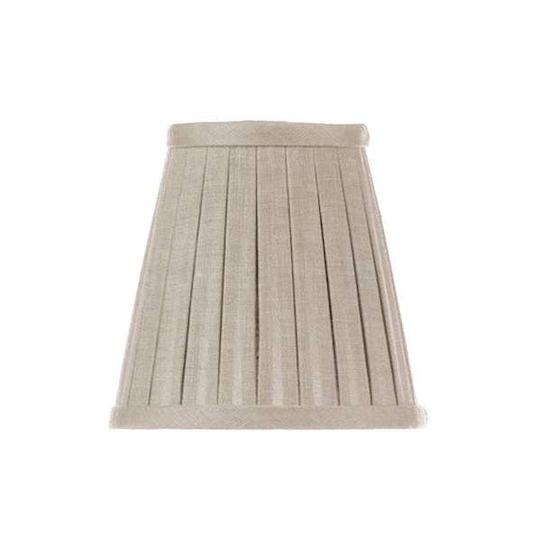 International Shades - Wholesale Lamp Shade - Box Pleated Chandelier Linen Shade