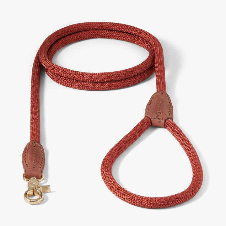Dog Leash Torekov Rusty Bronze for wholesale by Denjo Dogs
