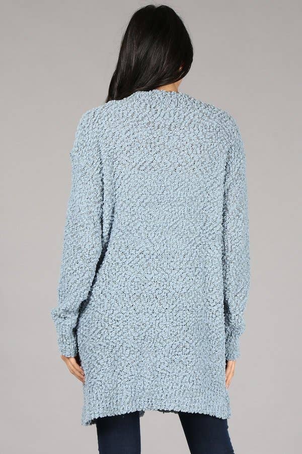 Oceanus Apparel - Wholesale Cardigan - Dames - OUG80160 Met Solid Popcorn versierde vesttrui10