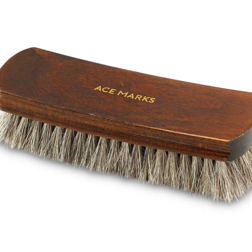 Ace Marks - Wholesale Shoe horn – Unisex - Horse Hair Shoe Shine Brush5