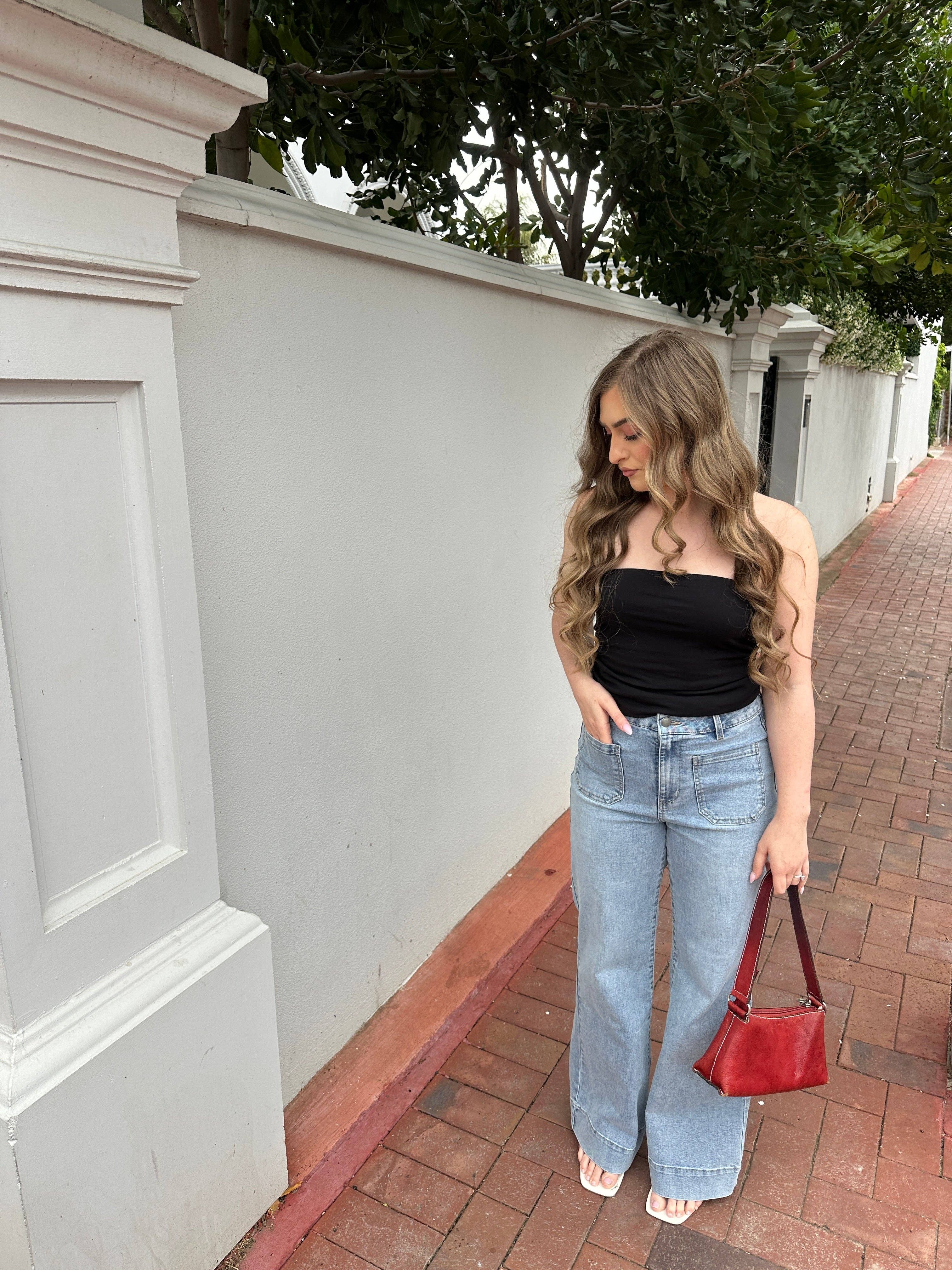 Two Fold – Engroshandel Jeans - Dame – Eden Jean – Blå Denim3