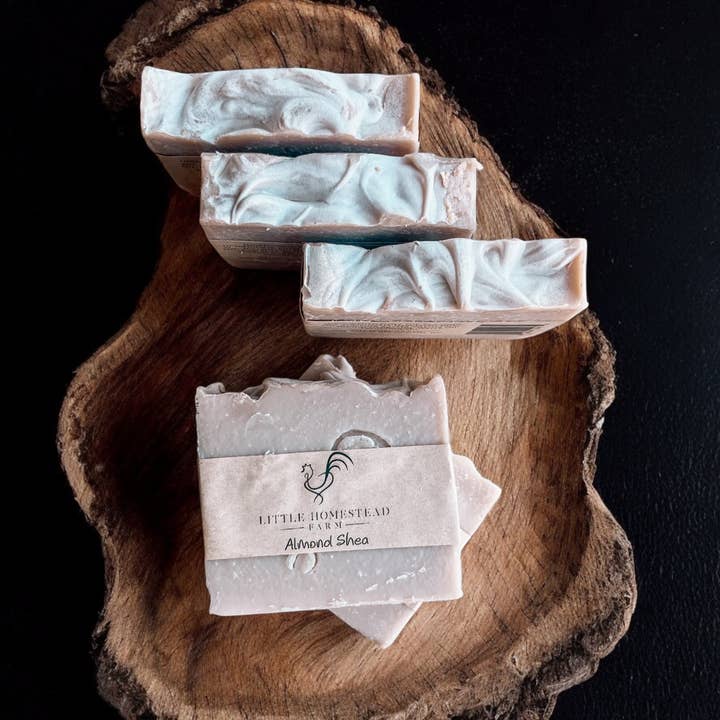 Little Homestead Farm - Wholesale Bar Soap - Almond Shea Soap0