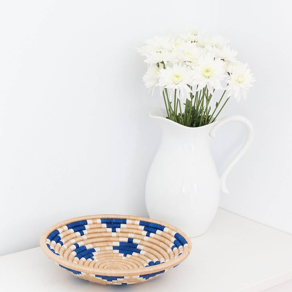 Villages Wholesale - Wholesale Decorative Plate/Dish/Bowl - Akaneri Handwoven Bowls Various Colours (2 Sizes)2
