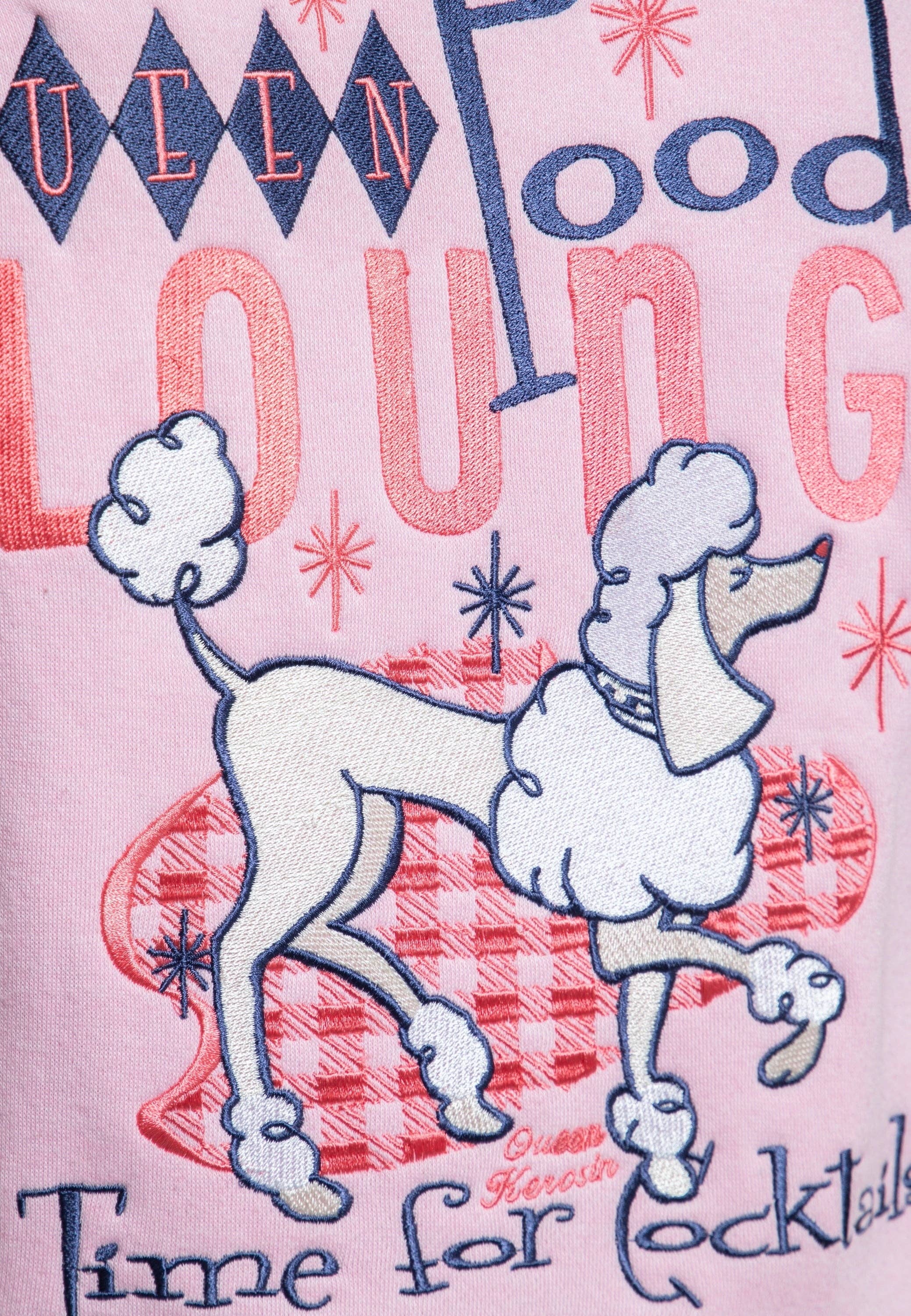 KING KEROSIN - Wholesale Varsity/Baseball Jacket - Women's - College sweat jacket “Poodle Lounge”14