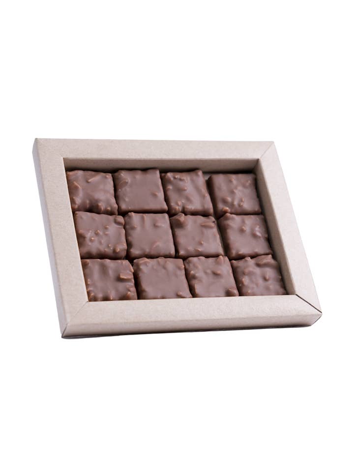 Coffret Rochers pralinés à l'ancienne pour la vente par Lallemand1937