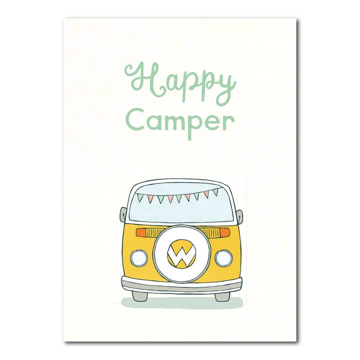 Studio Kvinna - Wholesale Everyday Greeting Card - Happy camper postcard