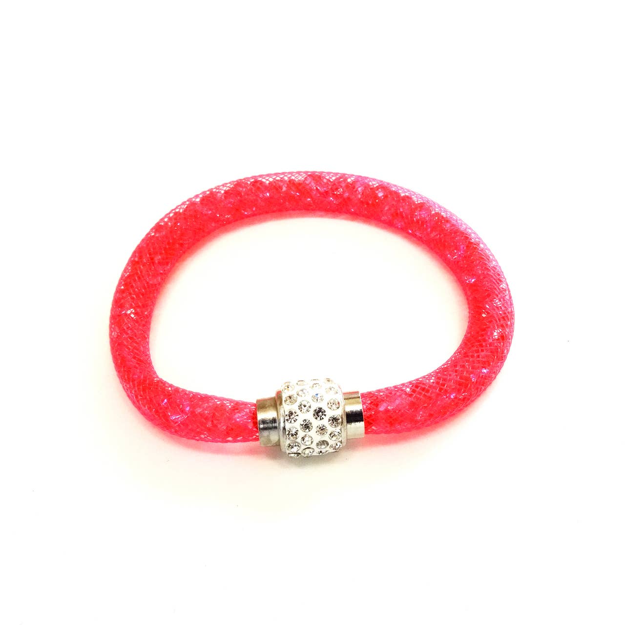 Laurent Scott Collection - Wholesale Bangle Bracelet - Venetian Ice Fuchsia Single Bracelet0