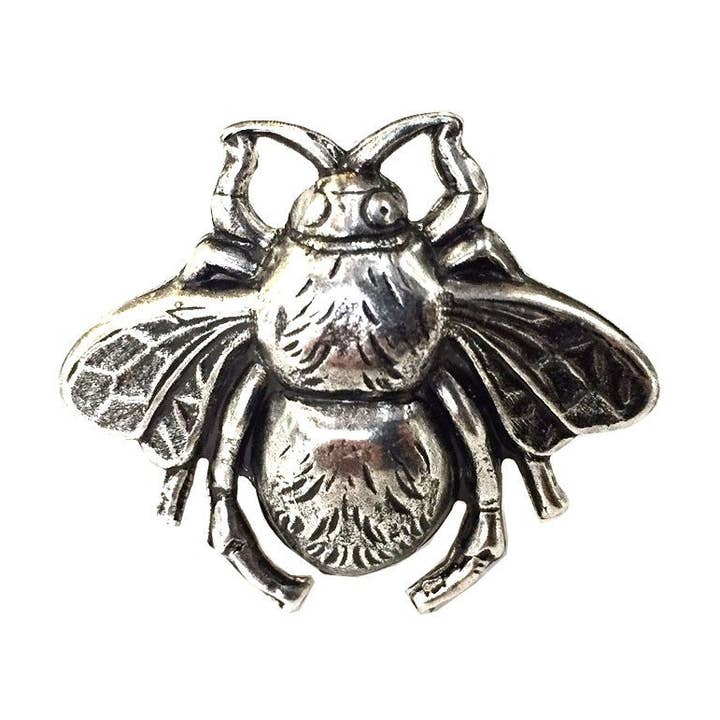 Stainless silver Bee ring - gift for wholesale by Lotta Djossou Paris