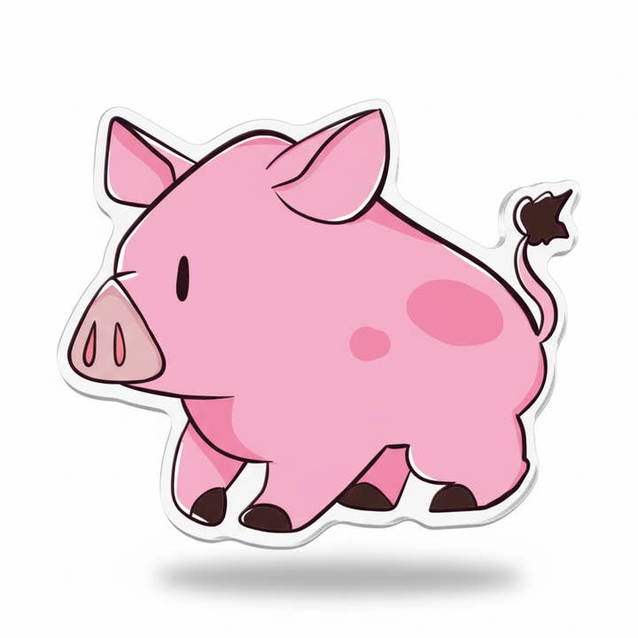 Pig Token | Acrylic Game Tokens – 0.75" | Double-Sided Print for wholesale by Naytendo