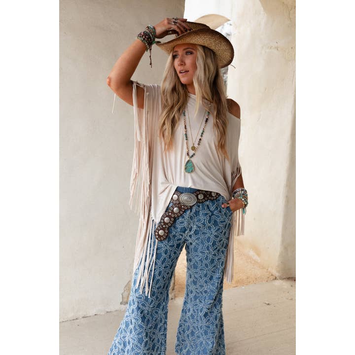 Onyx Oval Western Belt - Brown for wholesale on Faire1