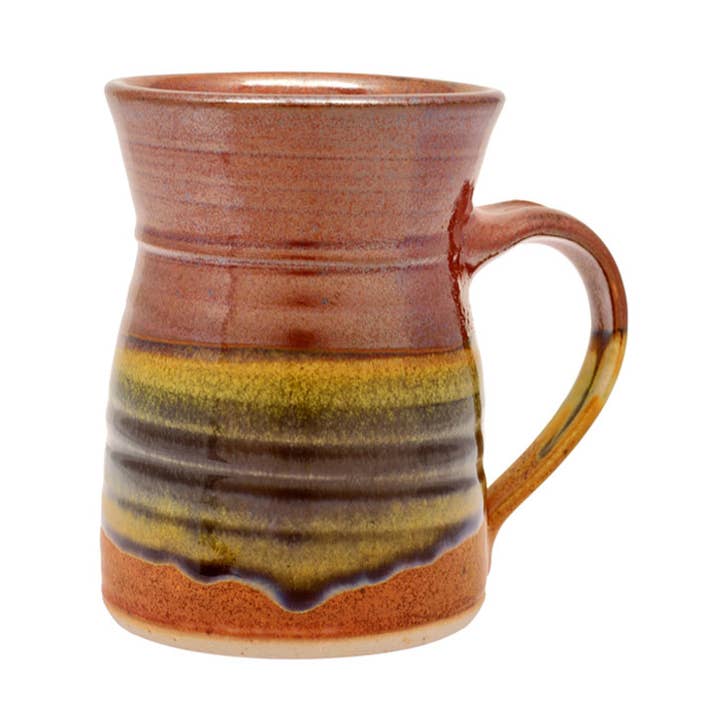 Flare Mug - Aztec Sunrise for wholesale by Sunset Canyon Pottery
