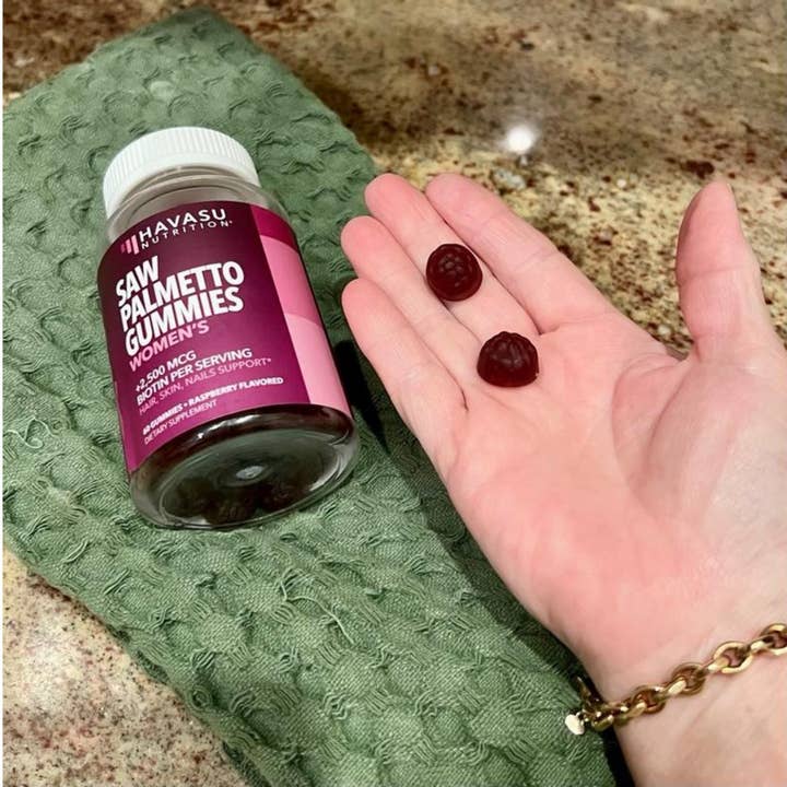 Havasu Nutrition - Wholesale Oral Supplement/Vitamin - Saw Palmetto + Biotin Gummies - Hair, Skin and Nails Gummies6