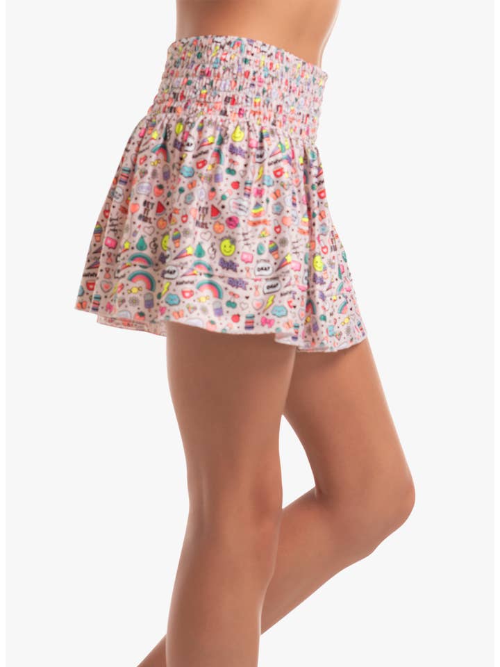 Lucky In Love - Wholesale Skirt - Kids - Girls' Get It Smocked Skirt