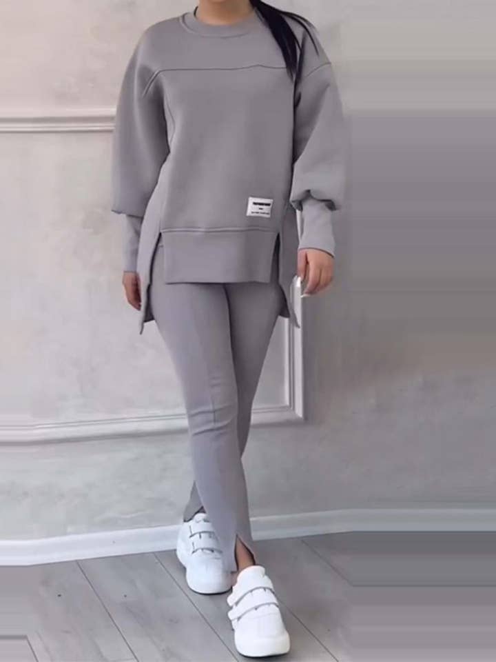 AZSHOP Trading LLC - Wholesale Lounge Set - Women's - Oversized Top and Leggings Set7