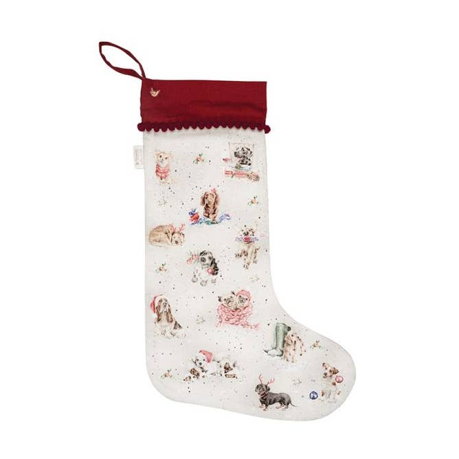 Christmas Stocking - A Pawsome Christmas (Dog) for wholesale by Wrendale Designs