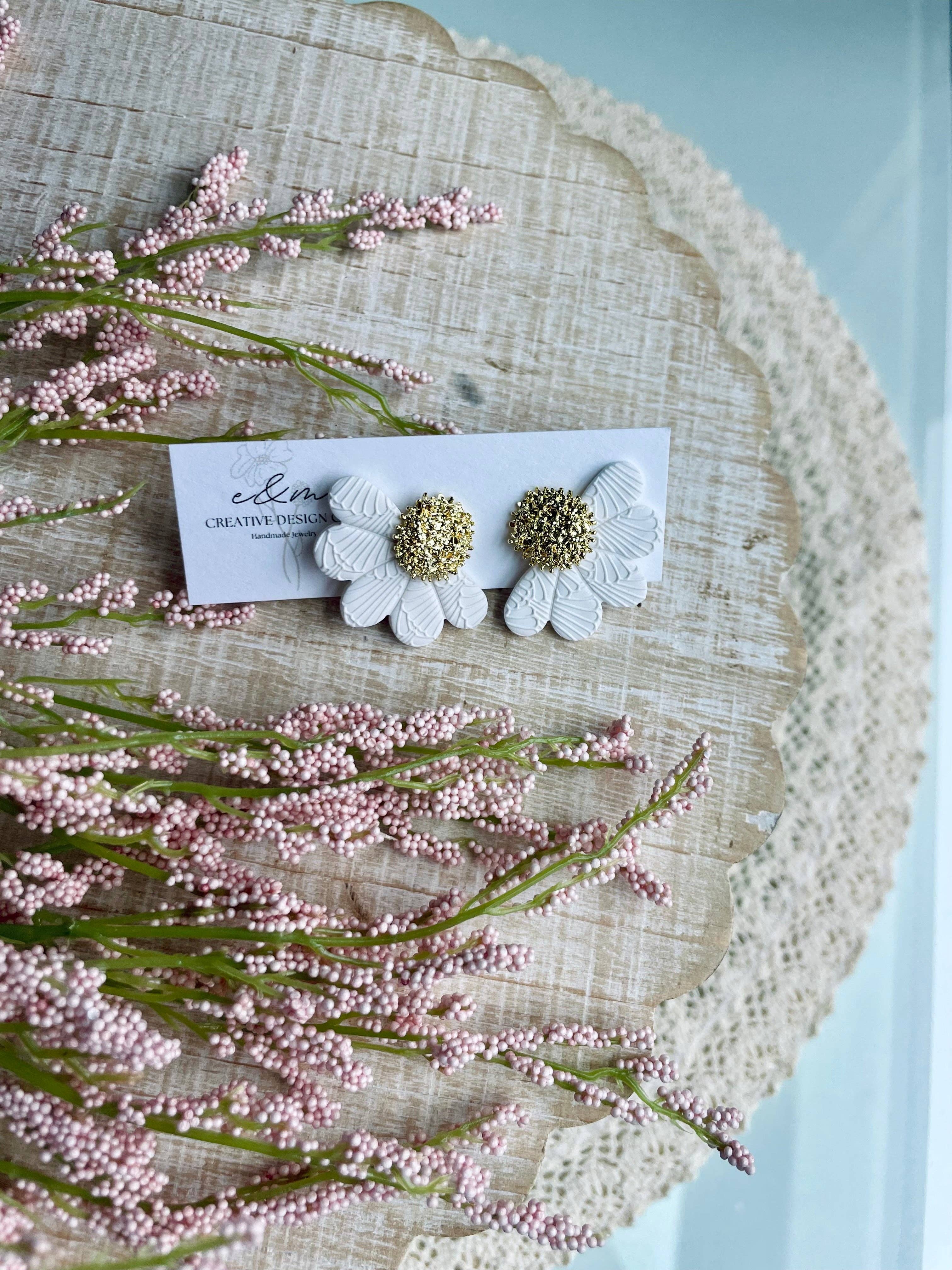 E & M Creative Design Co. - Wholesale Stud/Post Earrings - Flower Studs2
