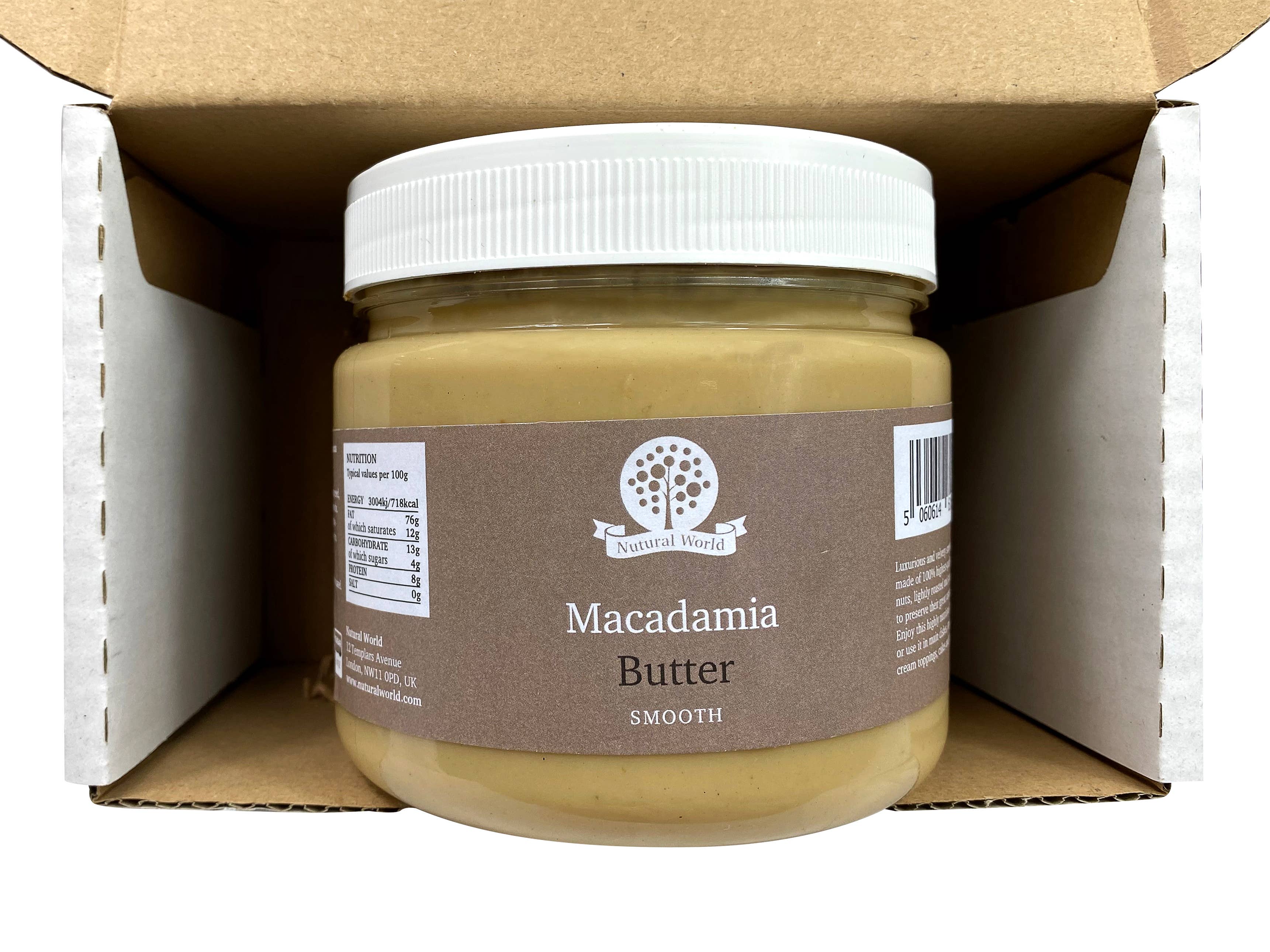 Nutural World – wholesale Nut butter – Nutural World – Macadamia Butter – Smooth - 1kg2